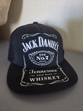 Jack Daniels Black Tennessee Whiskey Trucker Cap